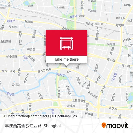 丰庄西路金沙江西路 map