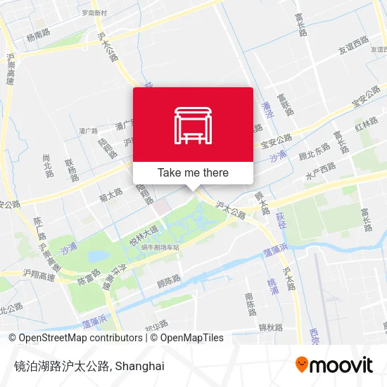 镜泊湖路沪太公路 map