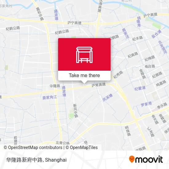 华隆路新府中路 map