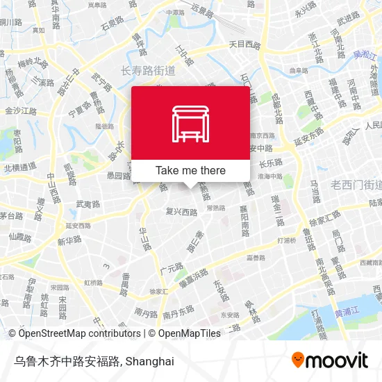 乌鲁木齐中路安福路 map