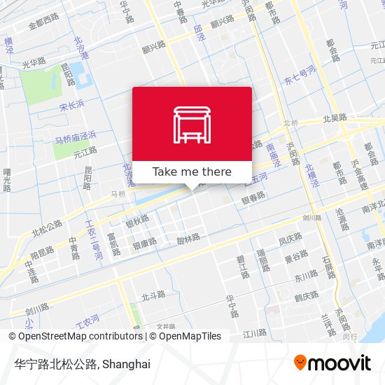 华宁路北松公路 map