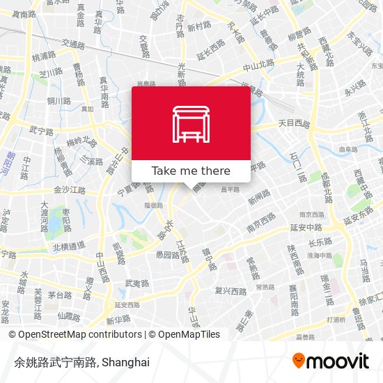 余姚路武宁南路 map