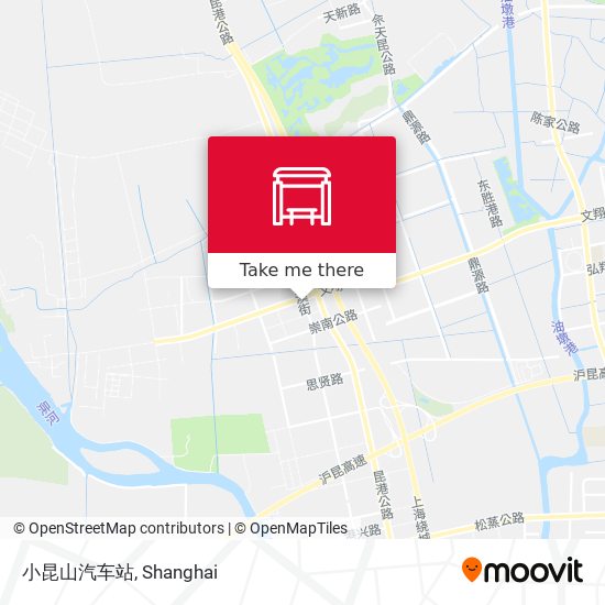 小昆山汽车站 map
