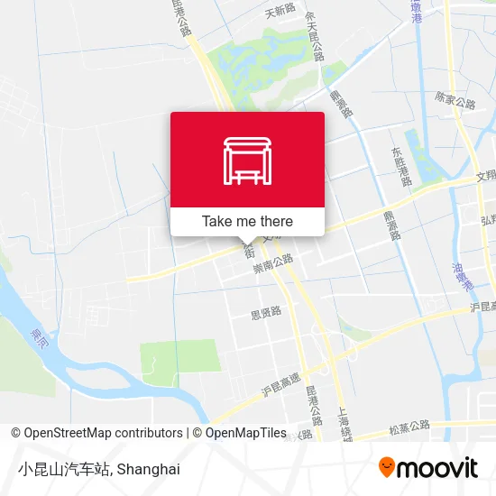 小昆山汽车站 map