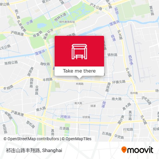 祁连山路丰翔路 map