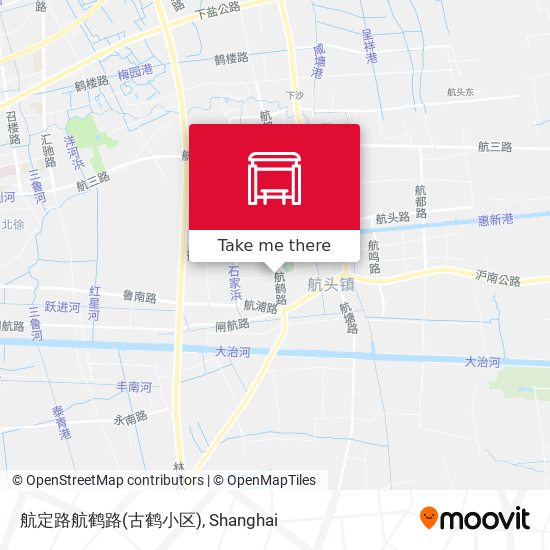 航定路航鹤路(古鹤小区) map
