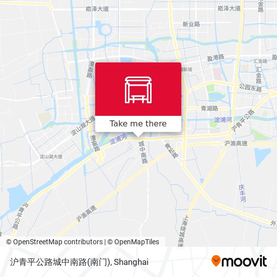 沪青平公路城中南路(南门) map