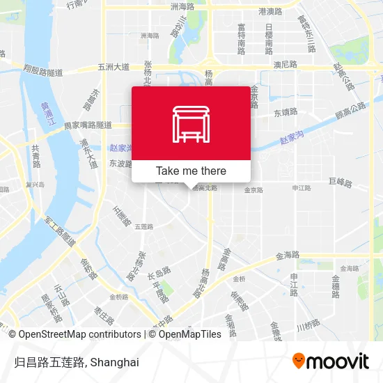 归昌路五莲路 map