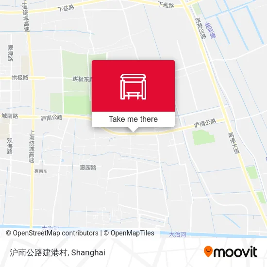 沪南公路建港村 map