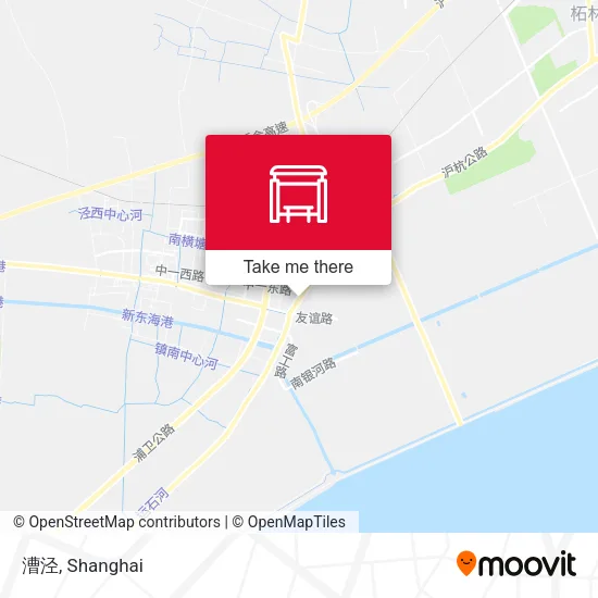 漕泾 map