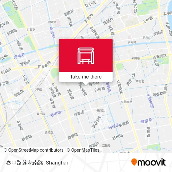 春申路莲花南路 map