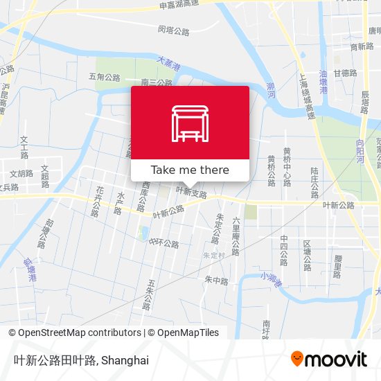 叶新公路田叶路 map