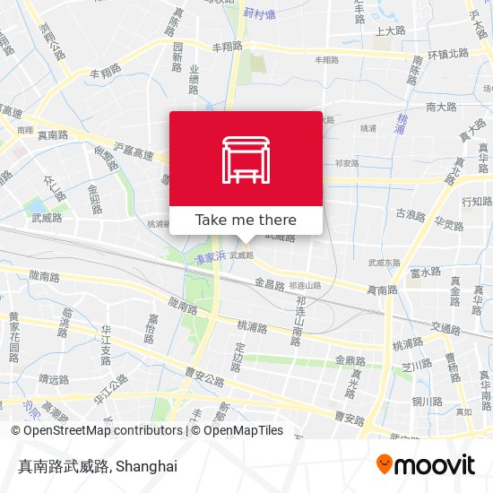 真南路武威路 map