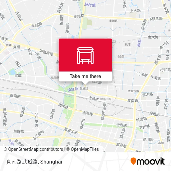 真南路武威路 map