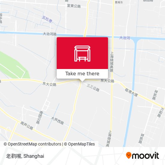 老鹳嘴 map