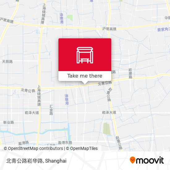 北青公路崧华路 map