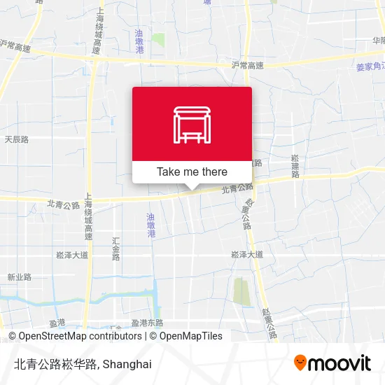 北青公路崧华路 map