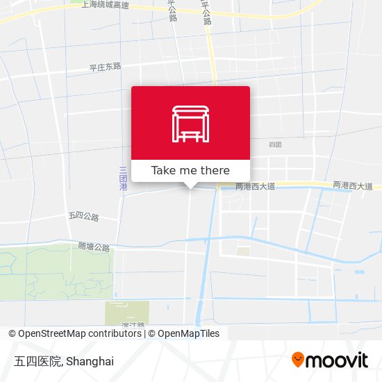 五四医院 map