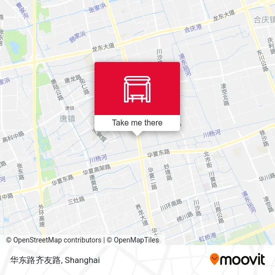华东路齐友路 map