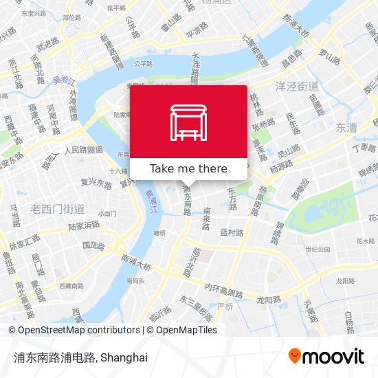 浦东南路浦电路 map