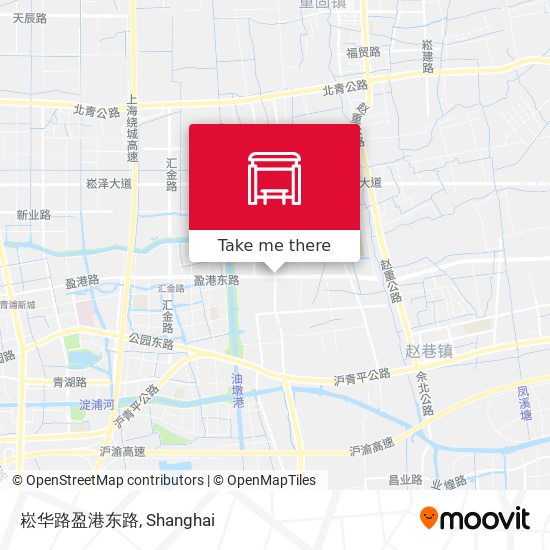 崧华路盈港东路 map