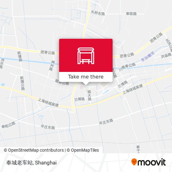 奉城老车站 map