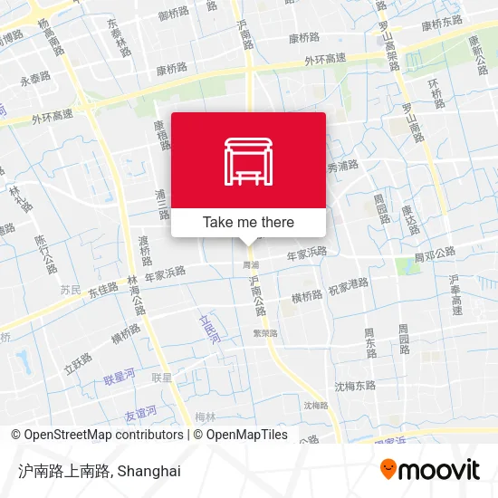 沪南路上南路 map