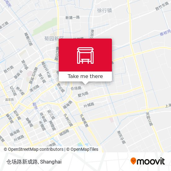 仓场路新成路 map