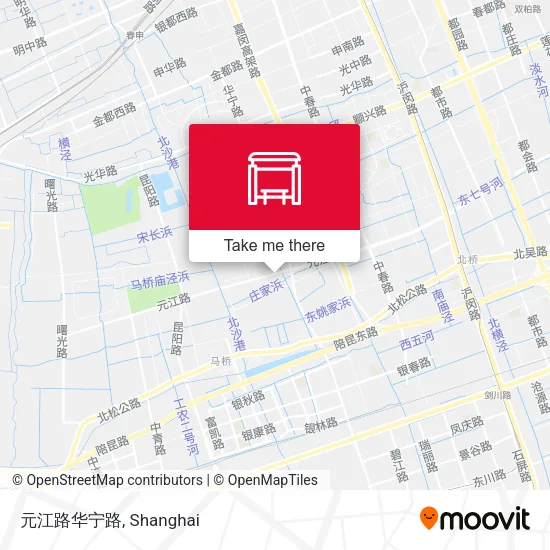 元江路华宁路 map