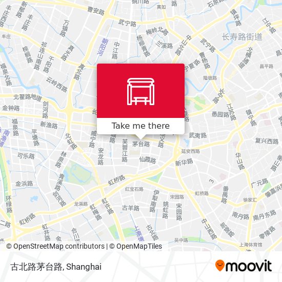 古北路茅台路 map