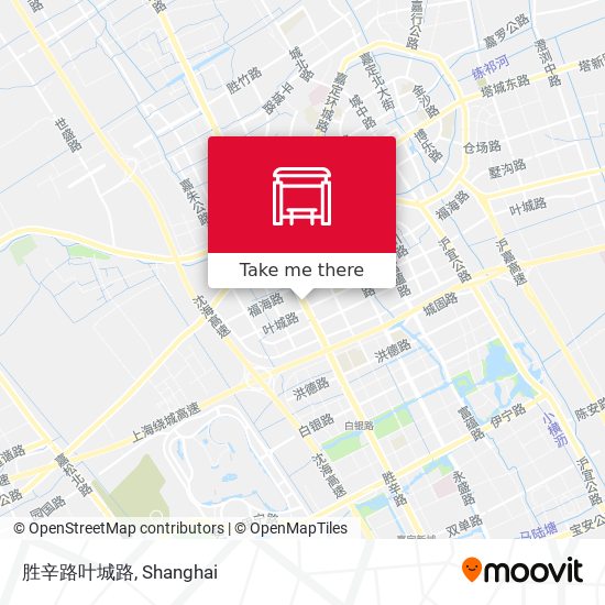 胜辛路叶城路 map