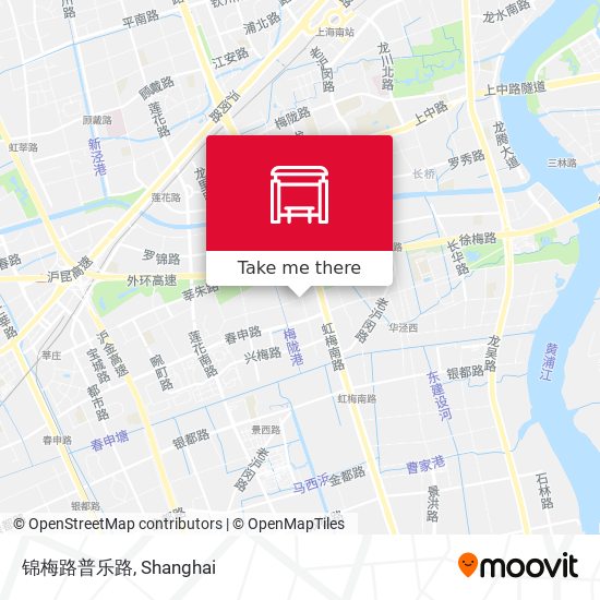 锦梅路普乐路 map
