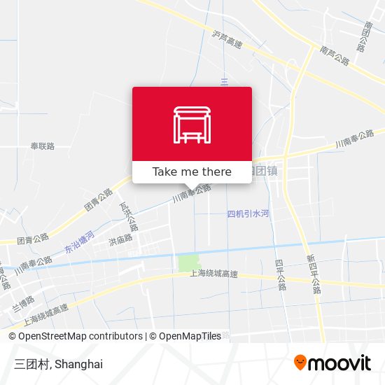 三团村 map