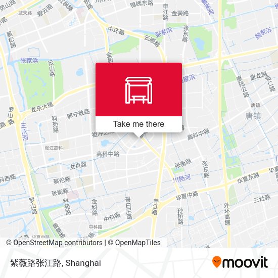 紫薇路张江路 map