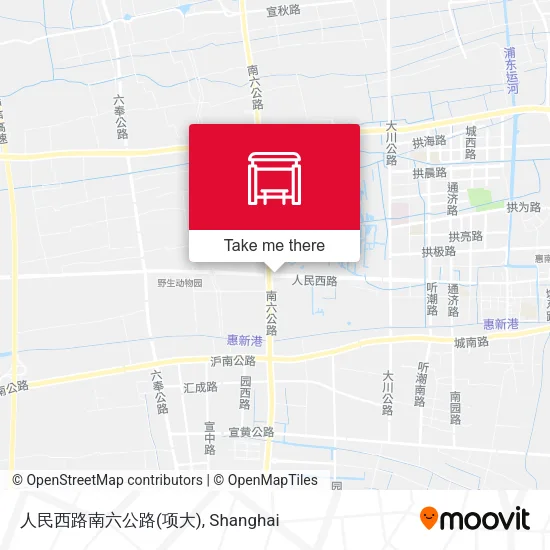 人民西路南六公路(项大) map