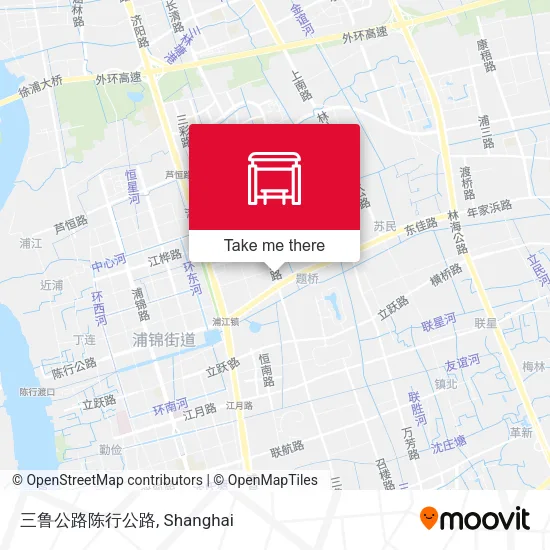 三鲁公路陈行公路 map