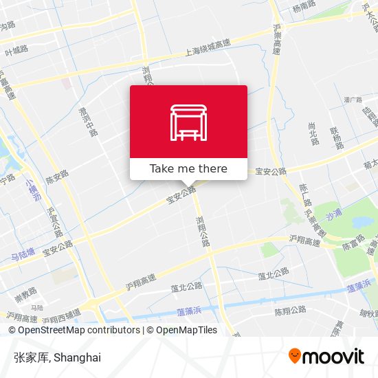 张家厍 map