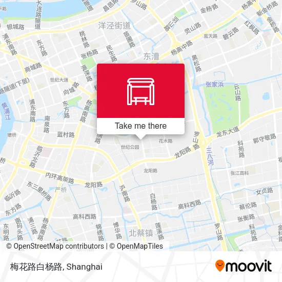 梅花路白杨路 map