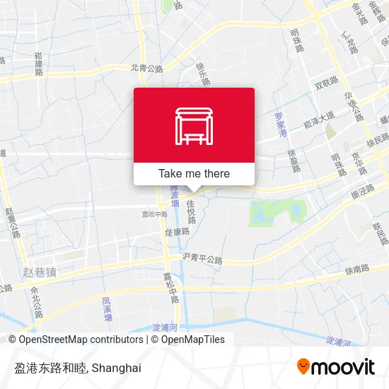 盈港东路和睦 map