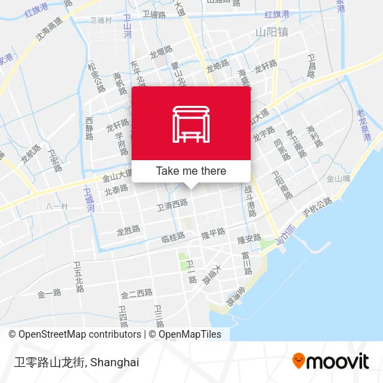 卫零路山龙街 map