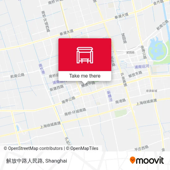 解放中路人民路 map