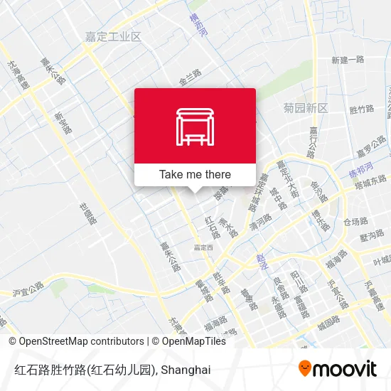 红石路胜竹路(红石幼儿园) map