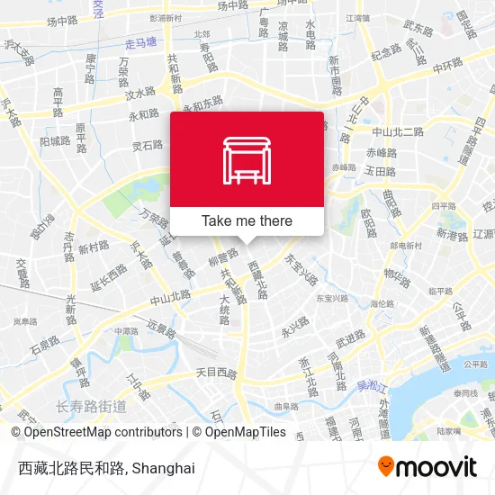 西藏北路民和路 map
