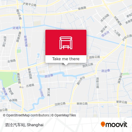 泗泾汽车站 map