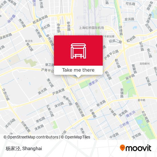 杨家泾 map