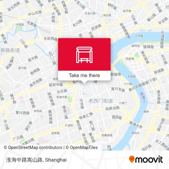 淮海中路嵩山路 map