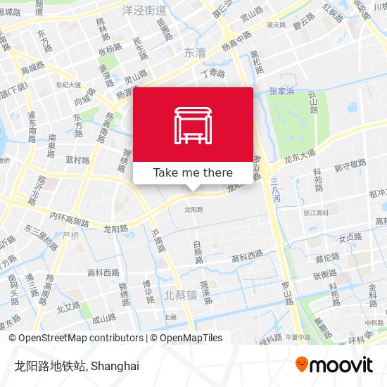 龙阳路地铁站 map