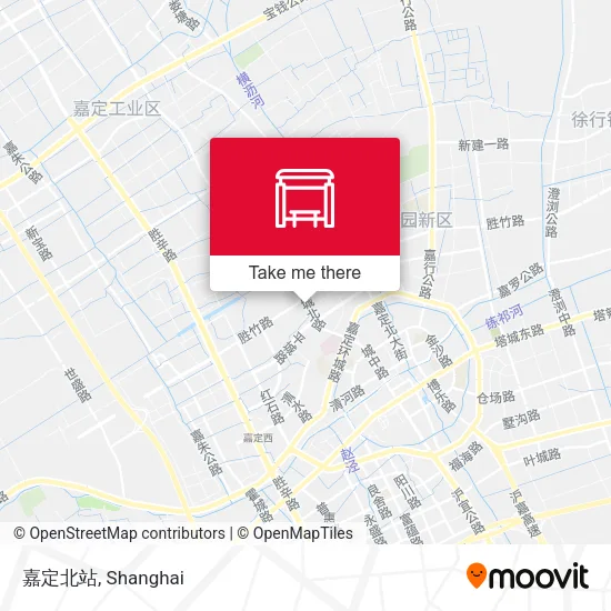 嘉定北站 map