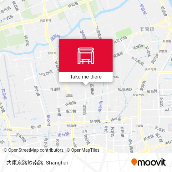 共康东路岭南路 map
