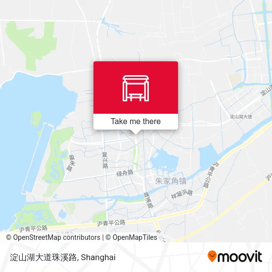 淀山湖大道珠溪路 map